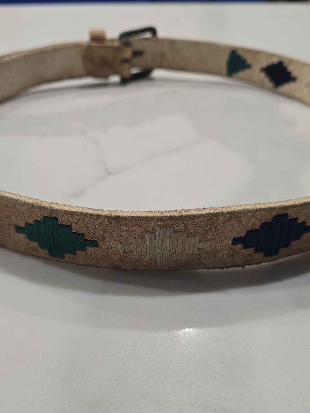 El Resero Genuine Argentine Leather Polo Belt | Size 34